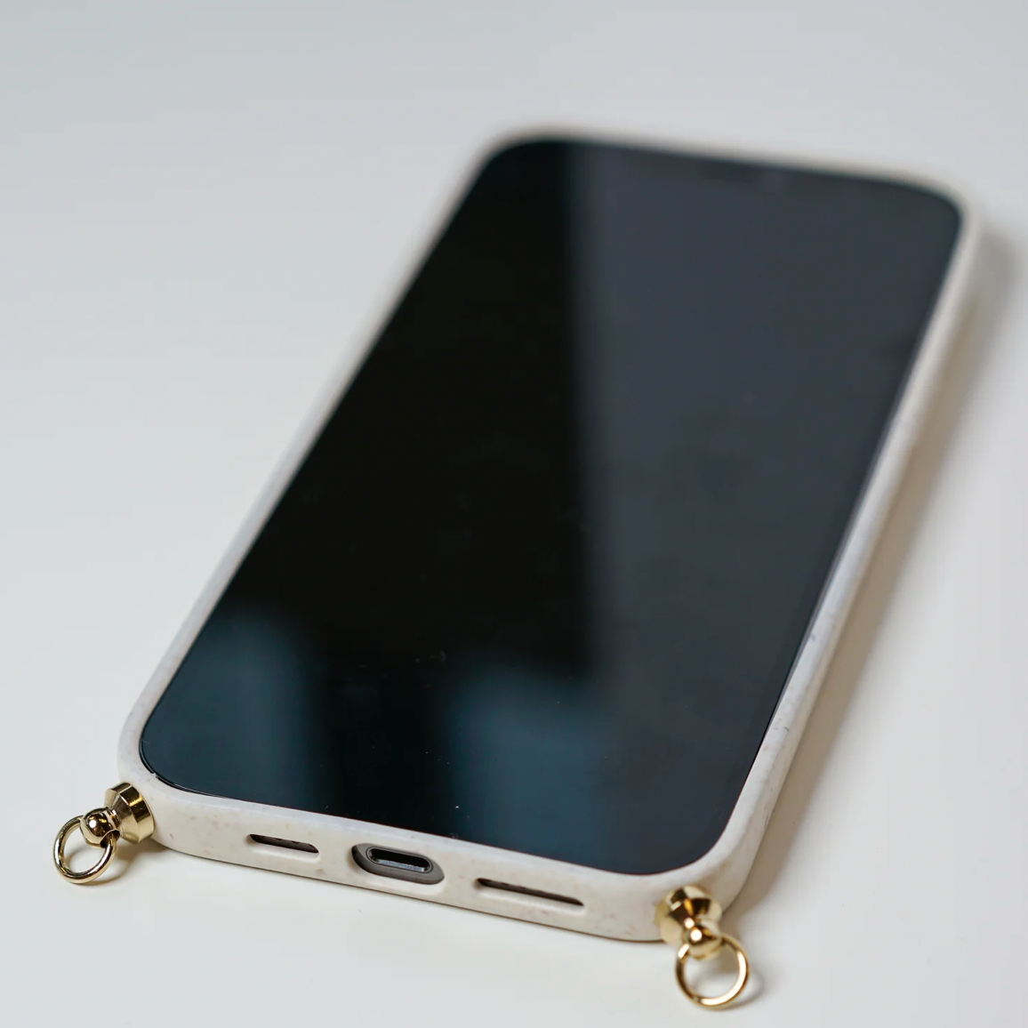 iPhone biodegradable beige case