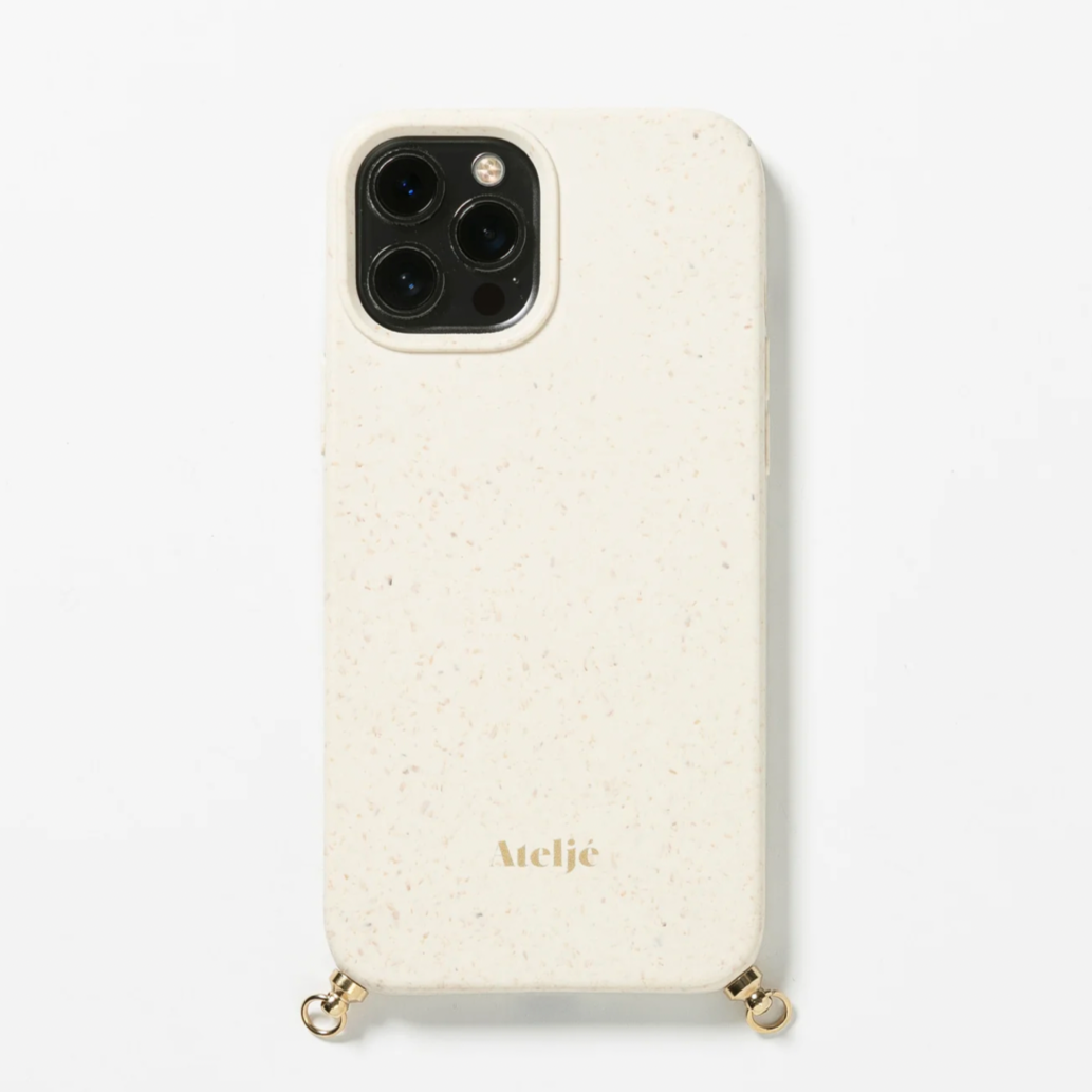 iPhone biodegradable beige case