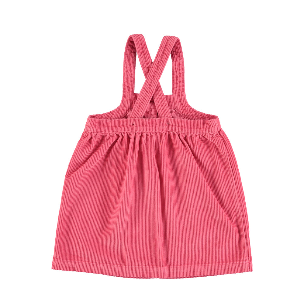 Corduroy dress | Pink