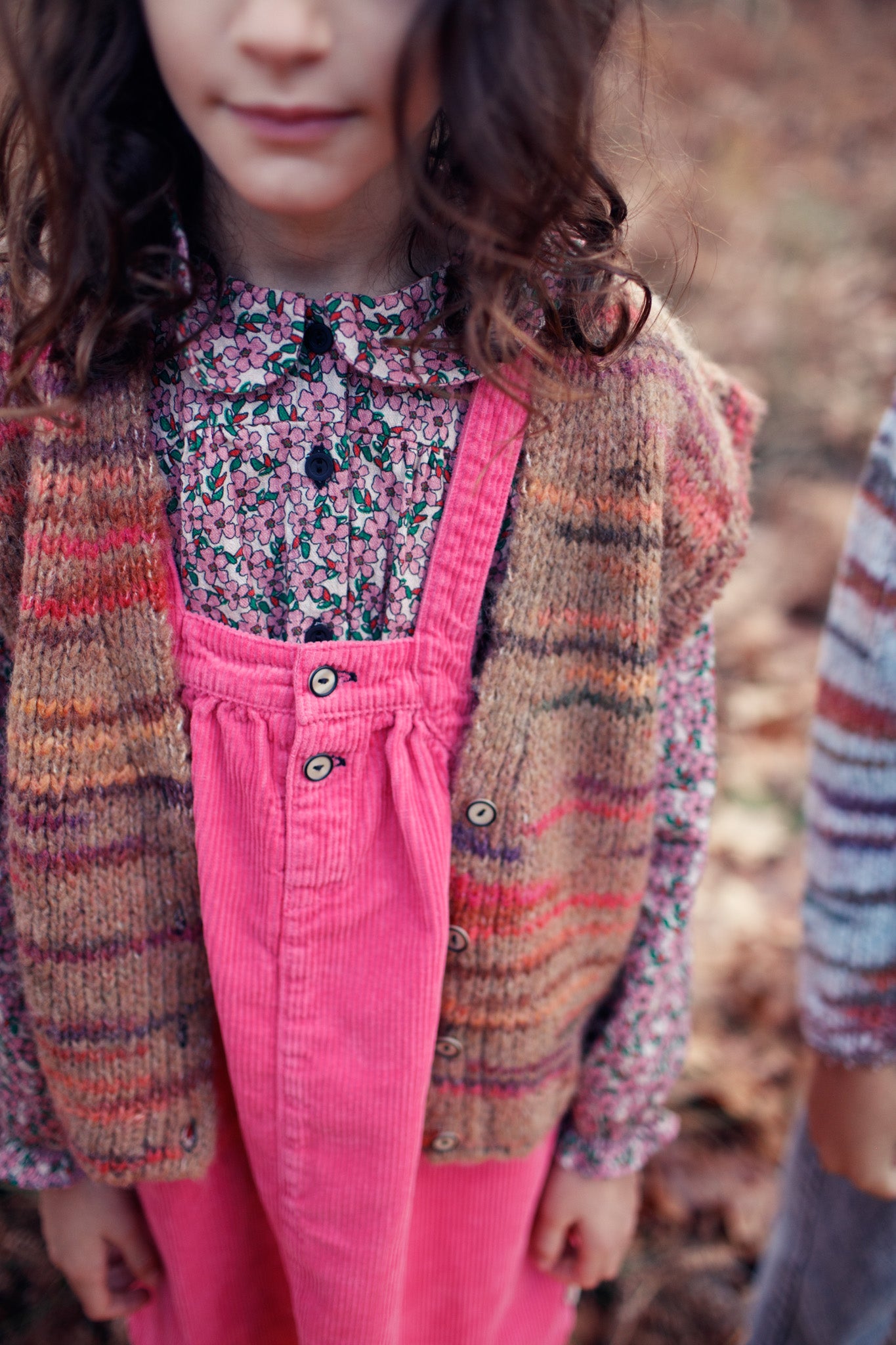 Corduroy dress | Pink