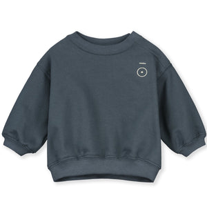 Baby Dropped Shoulder Sweater | Blue Grey